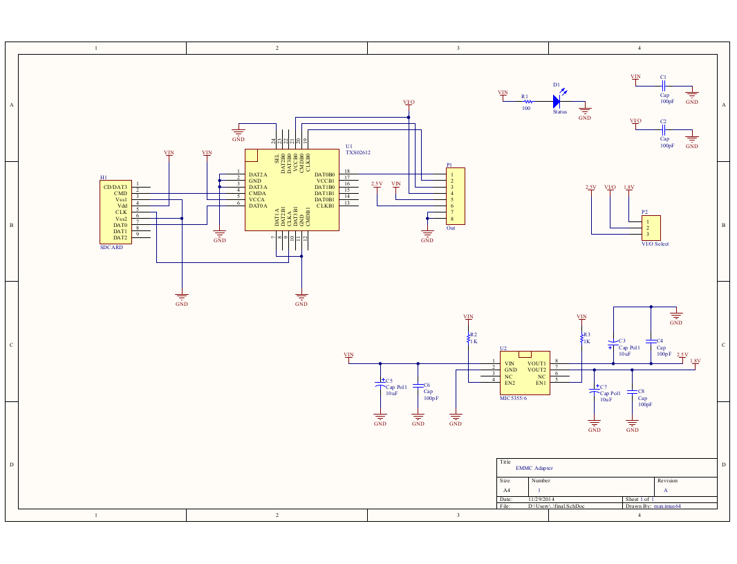 GTVHacker Low Voltage EMMC Adapter Schematic.png