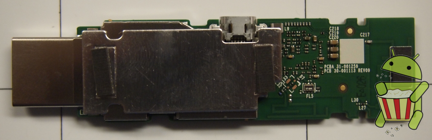 Amazon Fire TV Stick Board Top Pads Removed.JPG