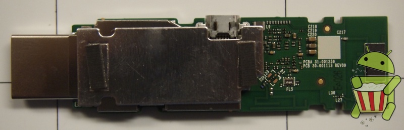 File:Amazon Fire TV Stick Board Top Pads Removed.JPG